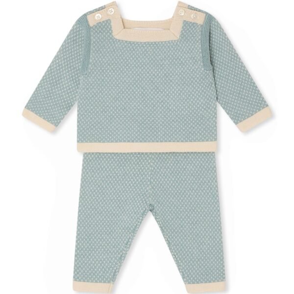 Wool-Cotton Sweater and Trousers Set (1-18 Months)