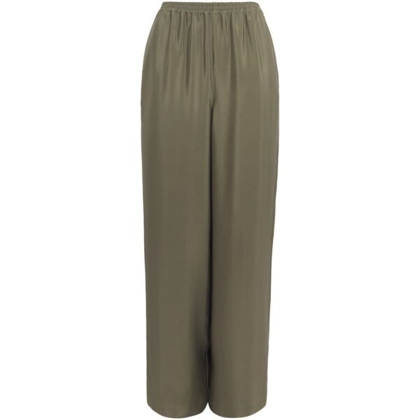 Silk Flared Trousers