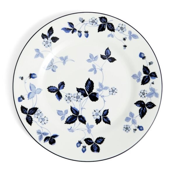 Wild Strawberry Inky Blue Plate (20.5cm)