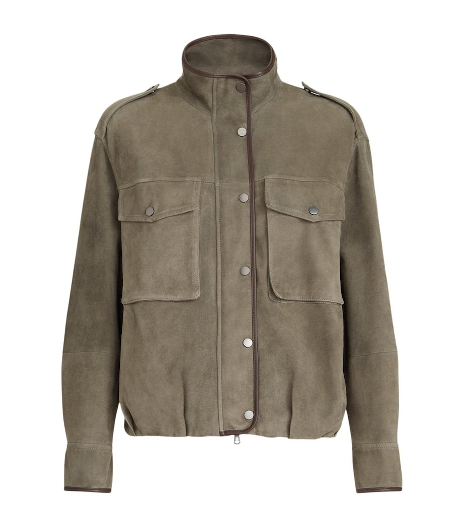 0d1038449f49243bdf33d7a7d6cc578f Suede Jacket - Image 1
