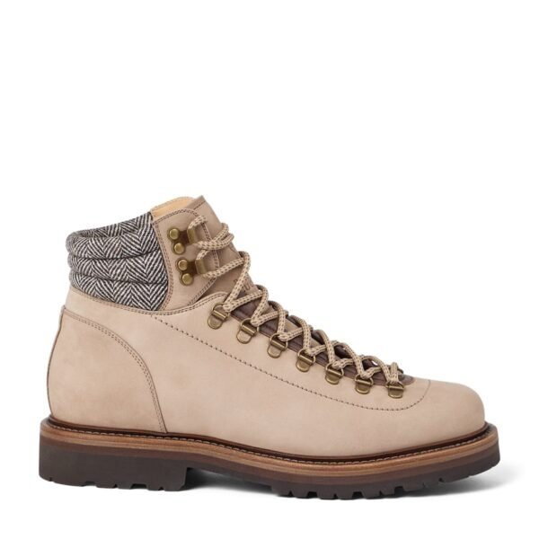 Nubuck-Leather Ankle Boots