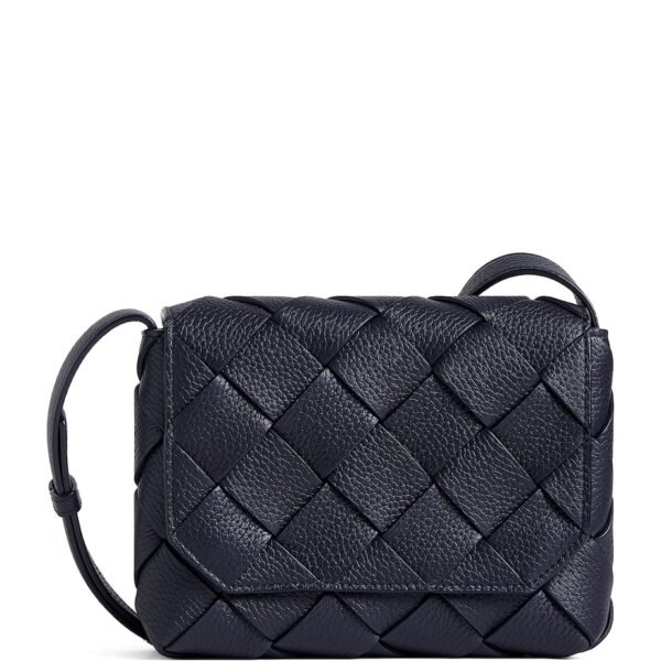 Leather Diago Cross-Body Bag