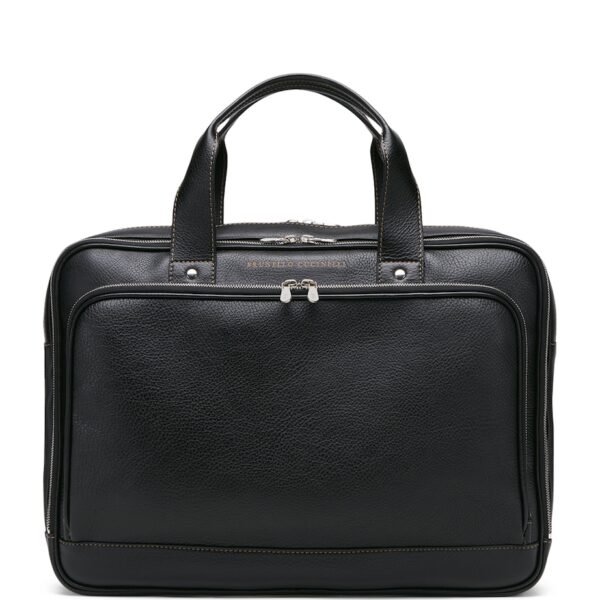 Grained Calfskin Messenger Bag