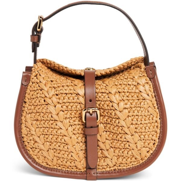 Raffia Pony Cross-Body Bag