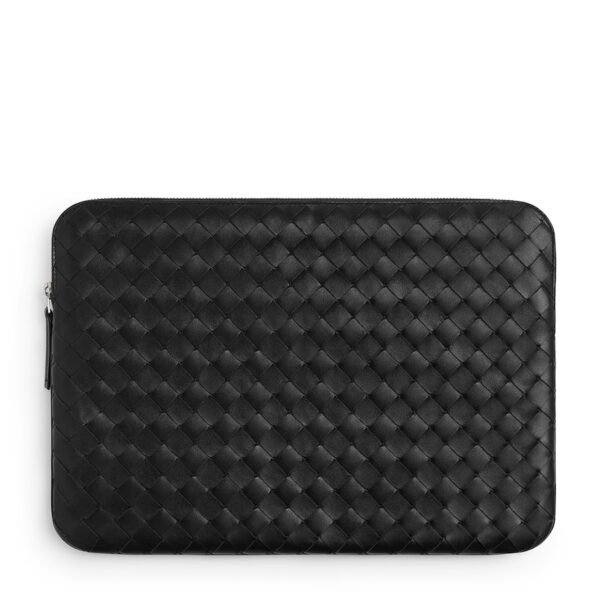 Leather Intrecciato Document Case