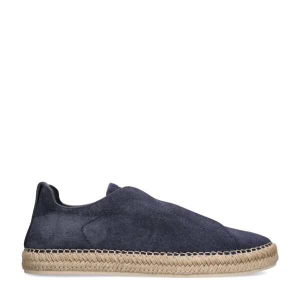 Suede Triple Stitch Espadrilles