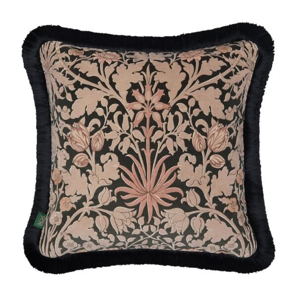 Velvet Hyacinth Novellus Fringed Cushion (45cm x 45cm)