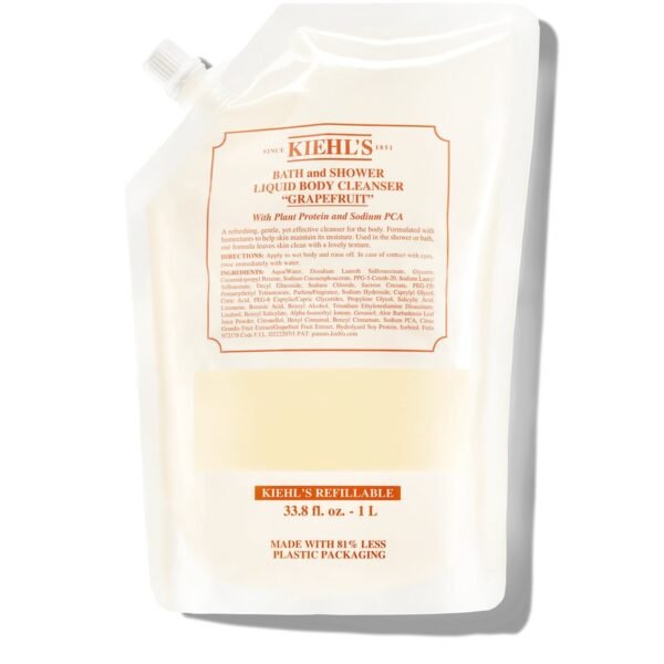 Grapefruit Bath and Shower Liquid Body Cleanser (1L) - Refill