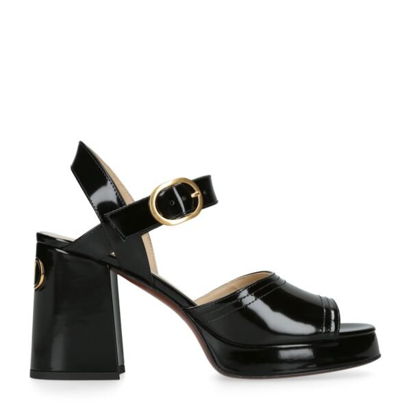 Leather Fawcette Heeled Sandals 100