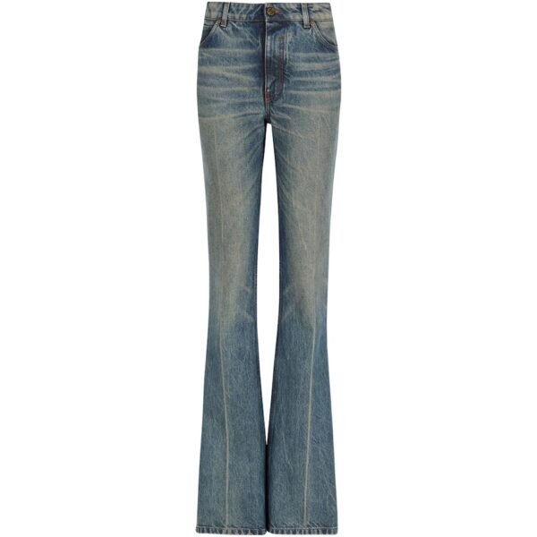 Faded Flared Jeans