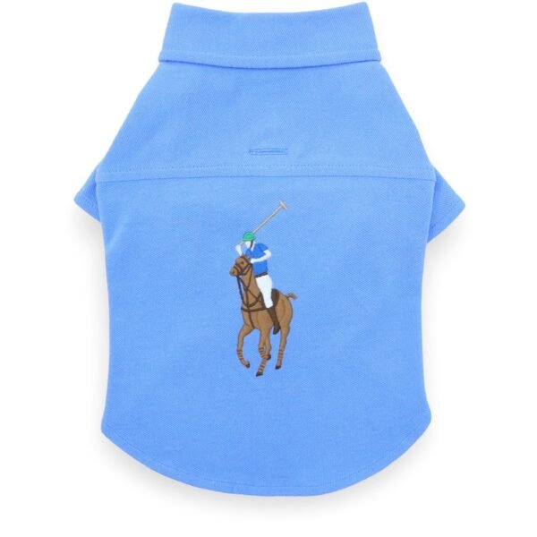 Mesh Cotton Polo Pony Dog Shirt (Extra Small)