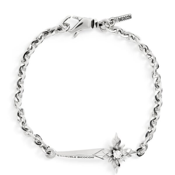 Sterling Silver Pugnale Cross Bracelet