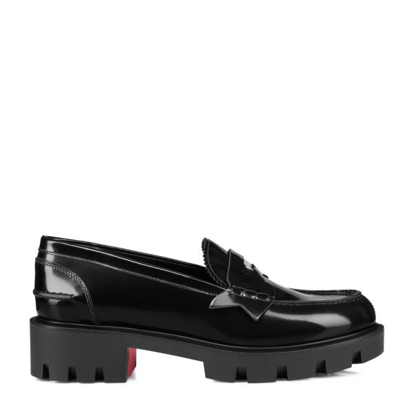 Penny Lug Donna Leather Loafers