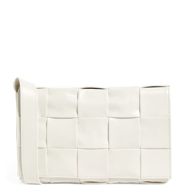 Leather Intreccio Cassette Cross-Body Bag