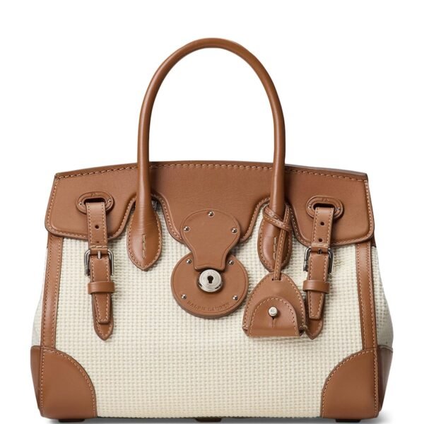 Cotton-Leather Soft Ricky 27 Top-Handle Bag