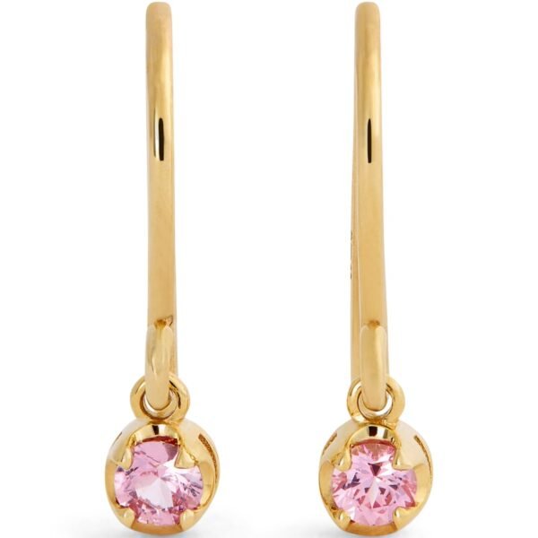 Yellow Gold and Sapphire Edith Drop Earrings