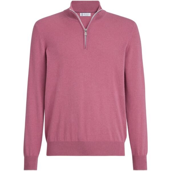 Cashmere Quarter-Zip Sweater