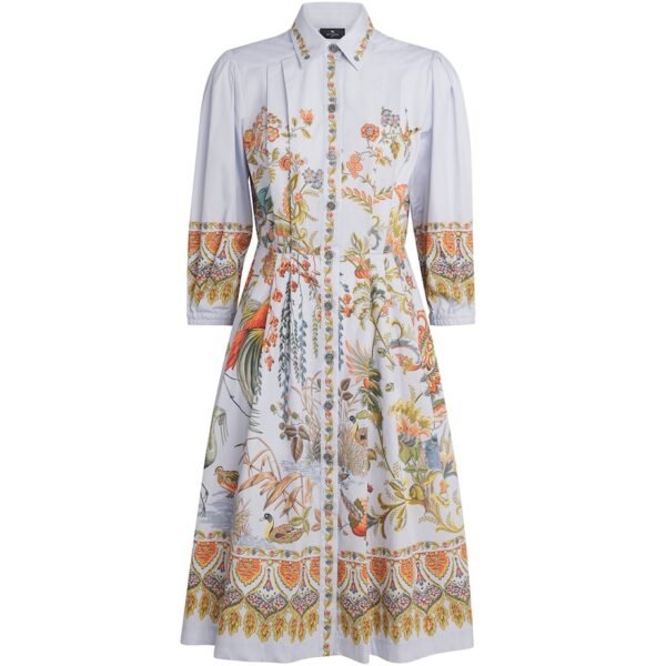 Cotton Printed Maxi Dress