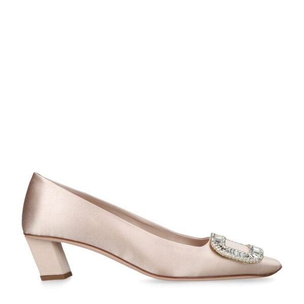 Satin Belle Vivier Pumps 45