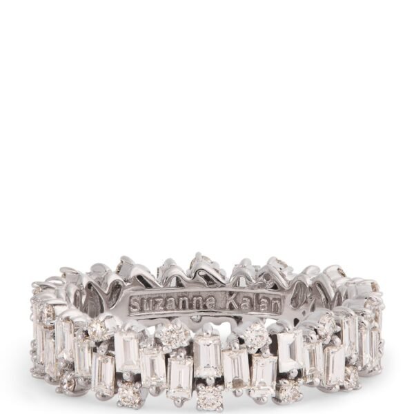 White Gold and Diamond Shimmer Eternity Ring