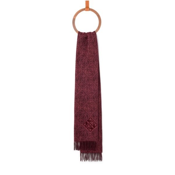 Wool-Cashmere Anagram Scarf