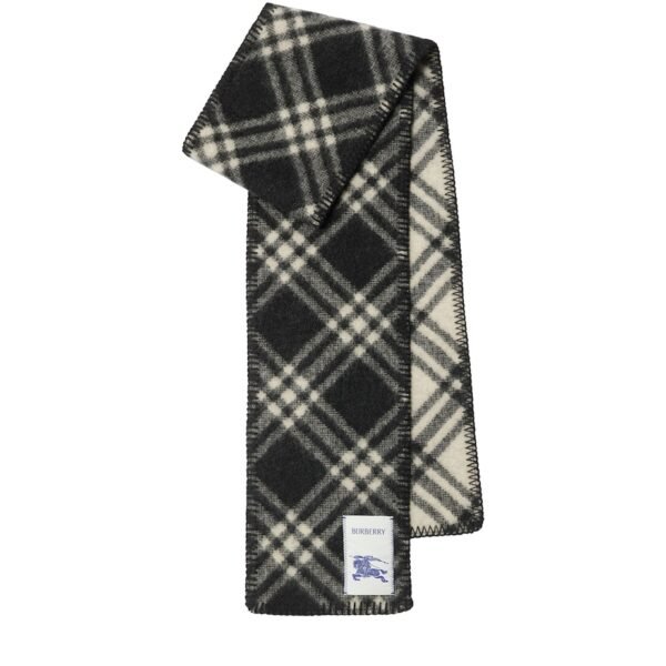 Wool Check Scarf