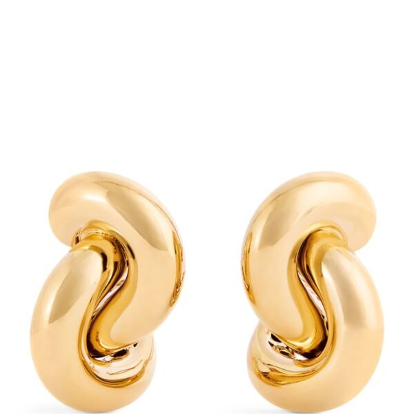 Large Yellow Gold Legacy Knot Earrings