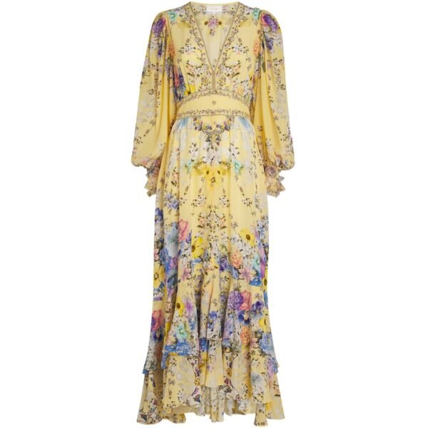 Silk Darling Buds Maxi Dress