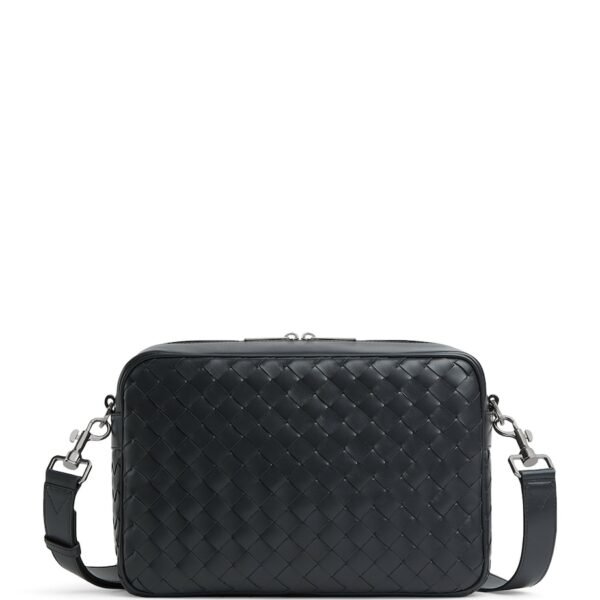 Leather Intrecciato Camera Bag