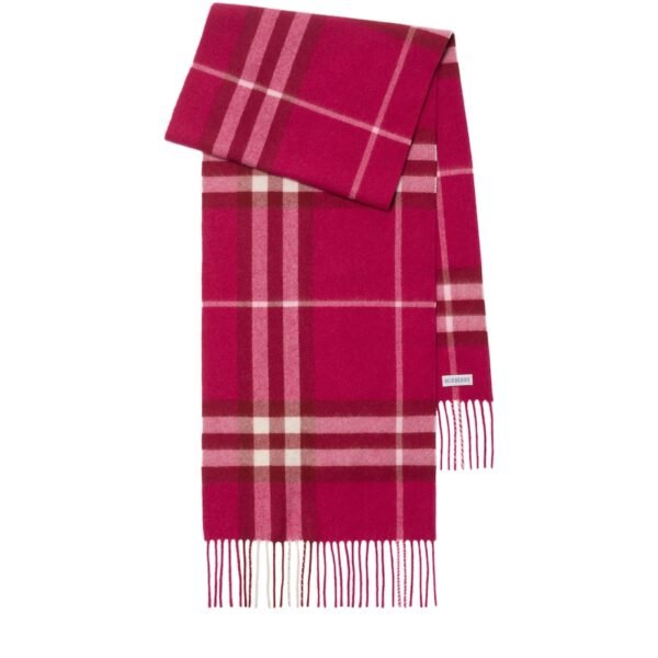 Cashmere Check Scarf