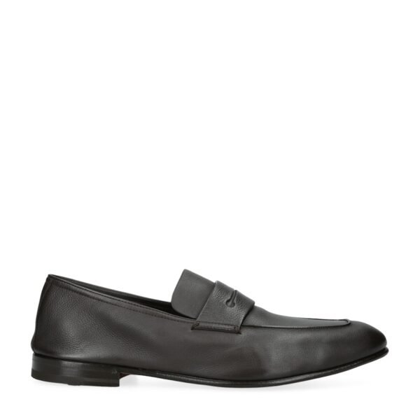 Leather-Cashmere L'Asola SECONDSKIN Loafers