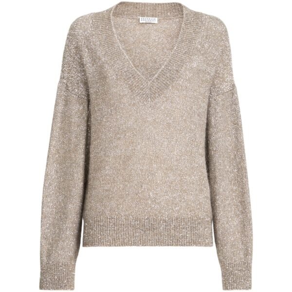 Sparkling V-Neck Sweater