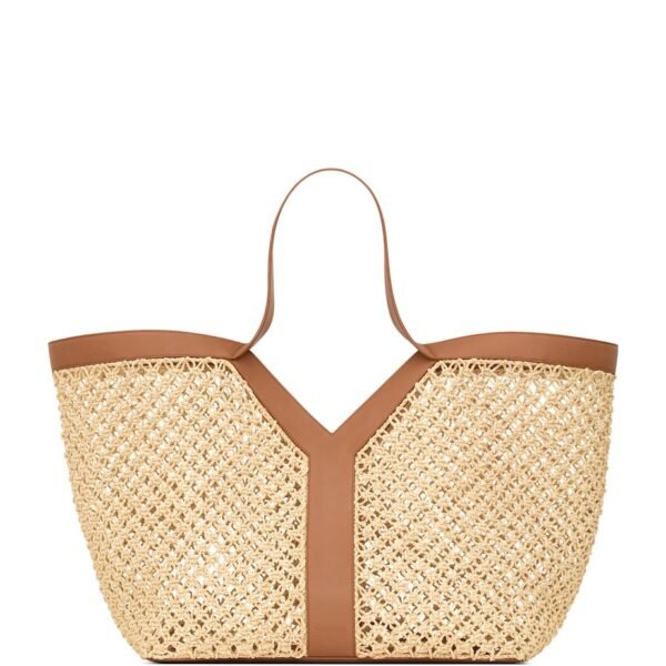 Raffia Y Tote Bag