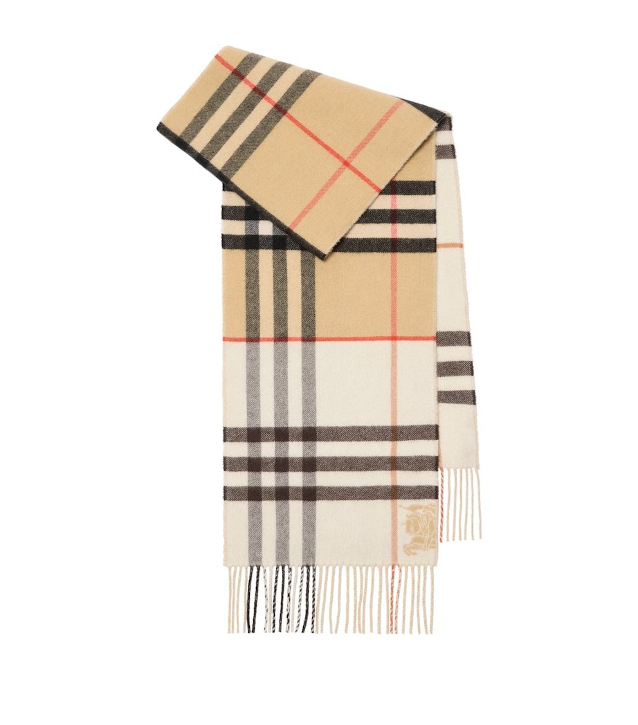 5c70cba1736ec2bde9216781e9de245c Cashmere Contrast Check Scarf - Image 1