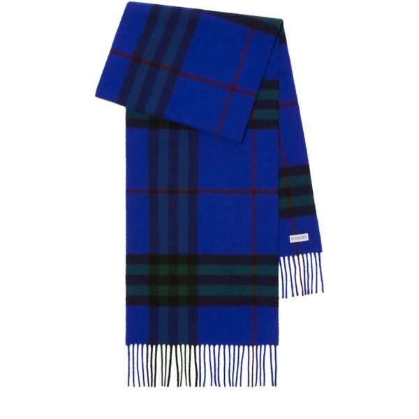 Cashmere Check Scarf