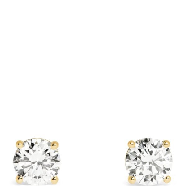 Yellow Gold and Diamond Stud Earrings (1.50ct)