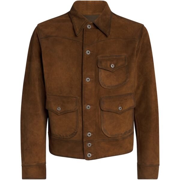 Double RL Roughout Suede Jacket