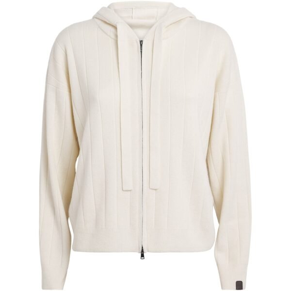 Cashmere Zip-Up Hoodie