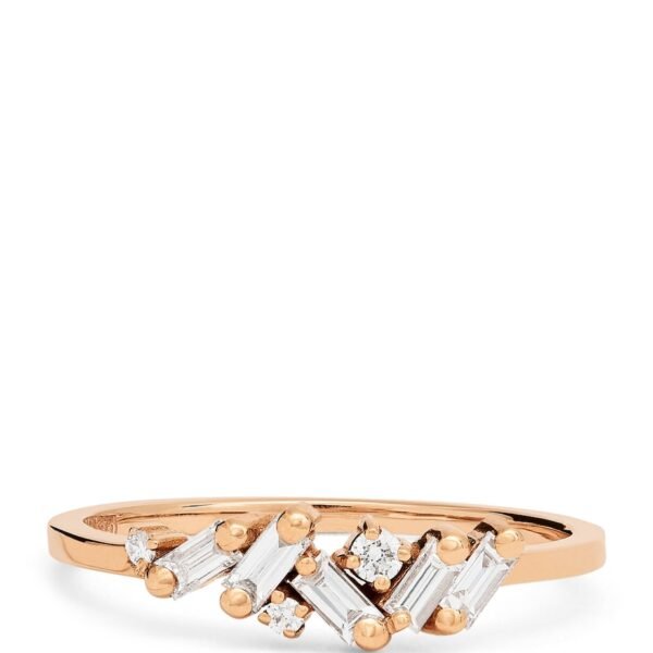 Rose Gold and Diamond Frenzy Ring