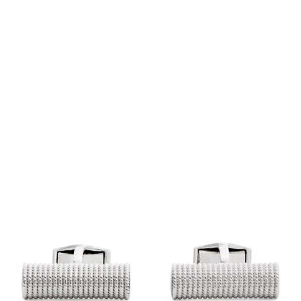 Polished Cable Rope Cufflinks