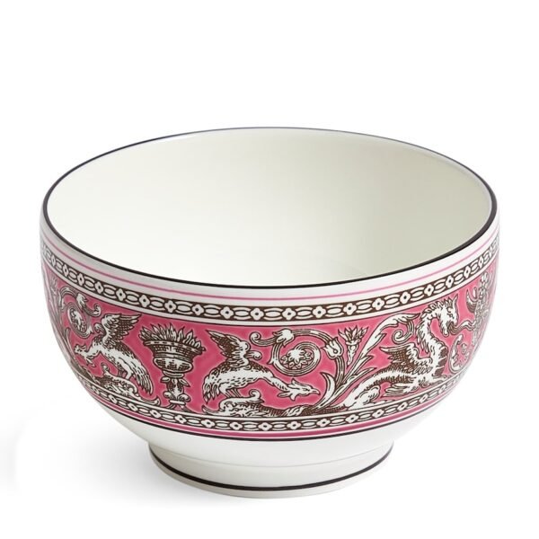 Florentine Fuchsia Rice Bowl (10.5cm)