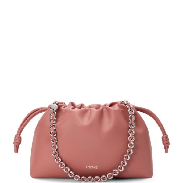 Medium Leather Flamenco Shoulder Bag