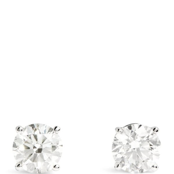 White Gold and Diamond Stud Earrings (1.50ct)