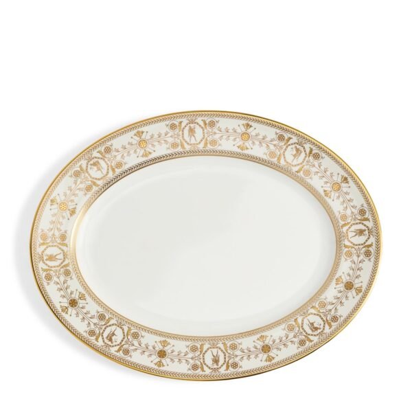 Bone China Bacchus Oval Platter (39cm)