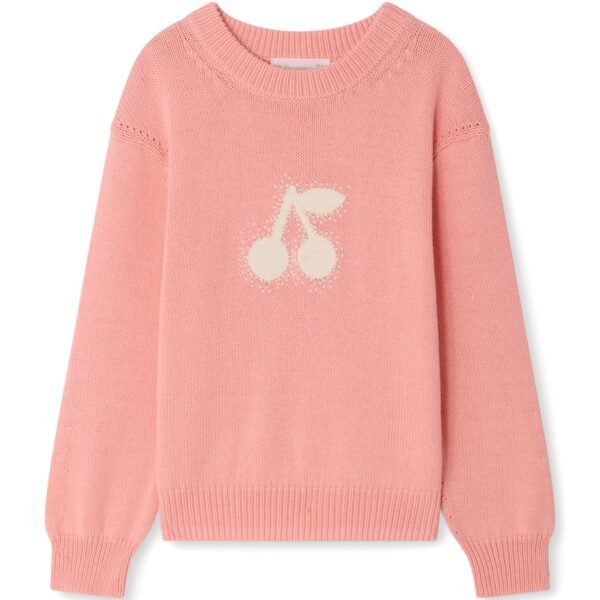 Cotton Jacquard Logo Sweater (10-14 Years)