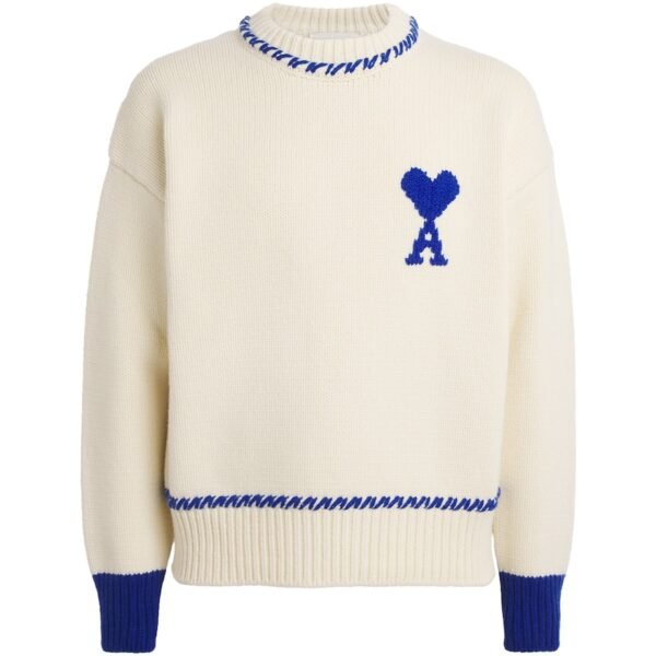 Wool-Blend Ami de Coeur Sweater