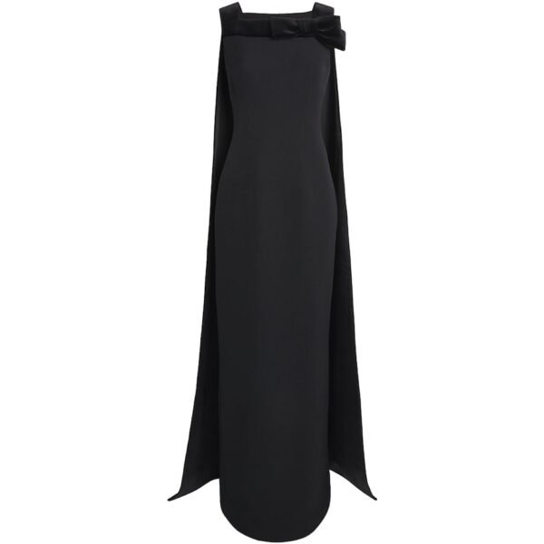 Velvet-Cape Harley Gown