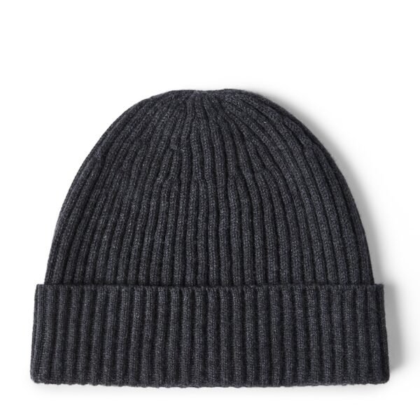 Cashmere Rib Knit Beanie