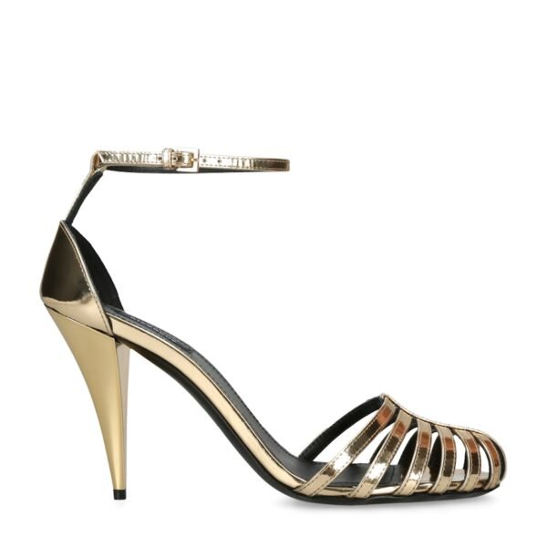 Metallic Cage Sandals 95
