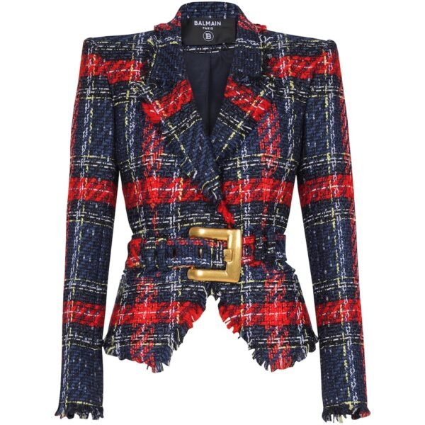 Tweed Belted Jacket